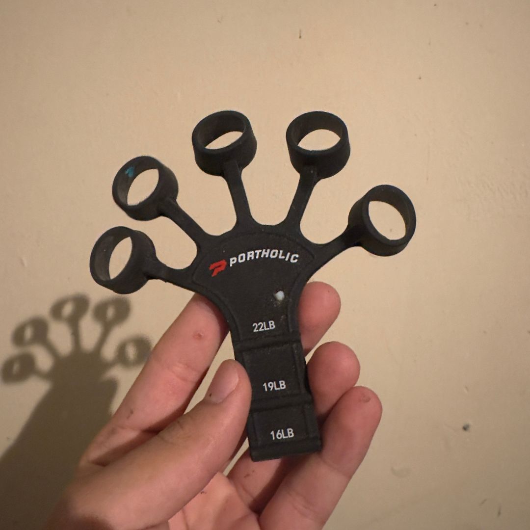 Entrenador de fuerza de agarre, ejercitador de dedos de doble cara y fortalecedor de manos para terapia de manos, escalada en roca, alivia el dolor de artritis, túnel carpiano