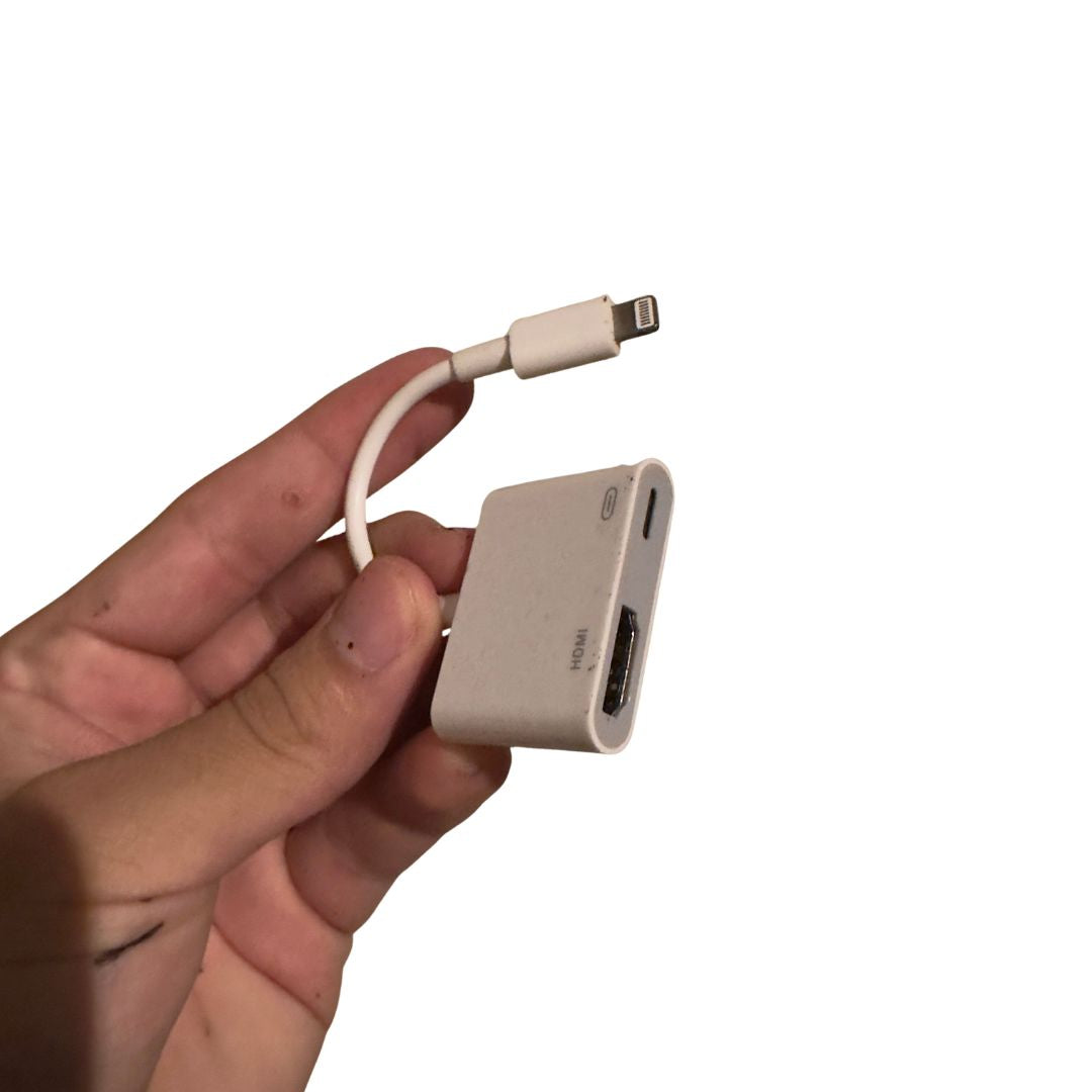 Adaptador AV digital Lightning a HDMI con certificación MFi de Apple, 1080P, video HD, HDMI, sincronización de pantalla, cable con puerto de carga compatible con iPhone 14/13/12/11/X/8/7/iPad en HDTV