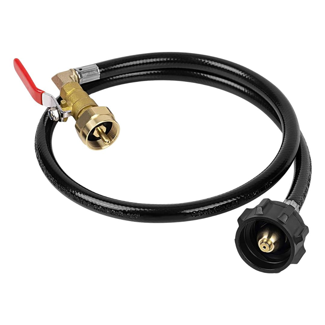 Adaptador para Recargar Tanques de Propano 1 lb con Manguera
