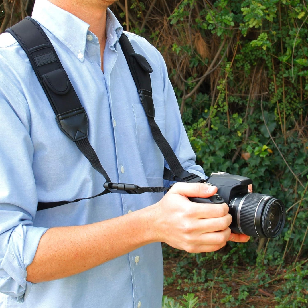 Arnés para Cámara DSLR Tipo Pecho con Soporte Ajustable