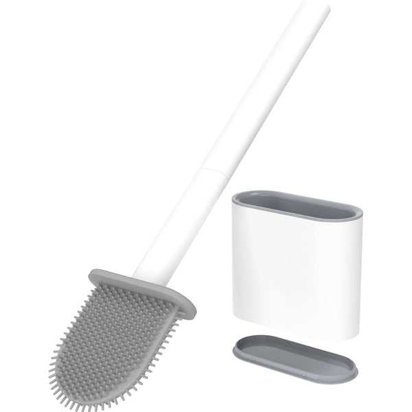 Cepillo de Baño de Silicona con Soporte de Pared Antigoteo