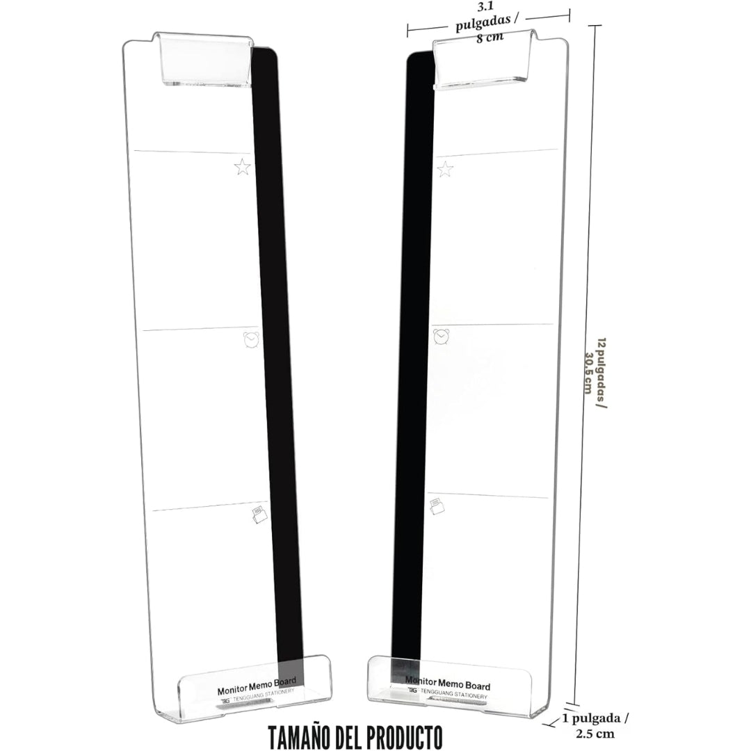Organizador Lateral para Monitor con Porta Notas y Celular (Set de 2)